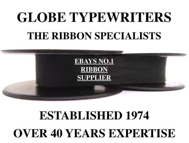 🌎 1 x 'OLYMPIA SM2' *BLACK* HIGH QUALITY *10 METRE* TYPEWRITER RIBBON