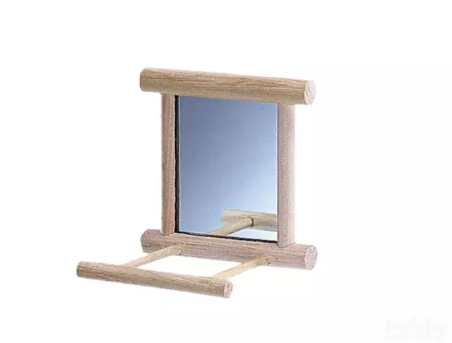 Nobby Holzspiegel mit Landeplatz 10x10x10cm