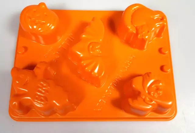 Halloween Jigglers Molde de fiesta gelatina moldes de tiro conjunto de 4