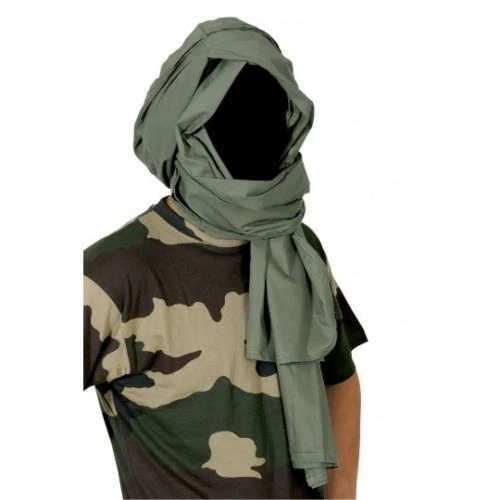 Foulard Chèche Keffieh Gentleman Farmer - Blanc Et Gris Rayures, 100% Viscose, Neuf Avec étiquettes