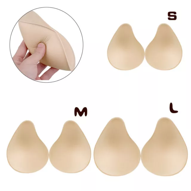 1 Pair_Women's Bra Pads Inserts Push Up Breast Enhancer for Swimsuits Sports New