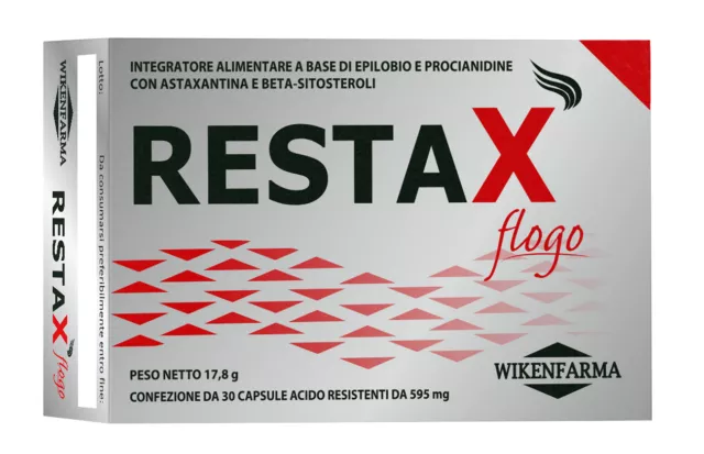 Restax Flogo alopecia androgenerica maschile con infiammazione-betasitosterolo