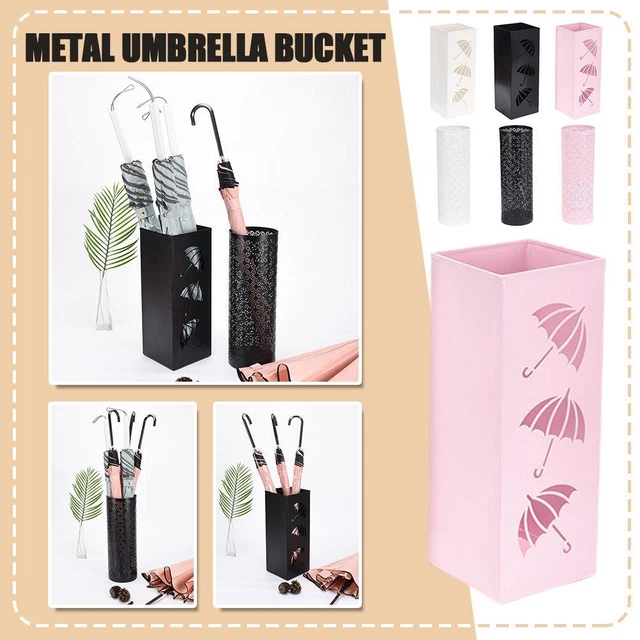 Secchio per stoccaggio ombrelli forniture per la casa supporto bastone da passeggio supporto staffa interna