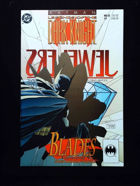Batman Legend Of Dark Knight #33  Dc Comics 1992 Vf/Nm