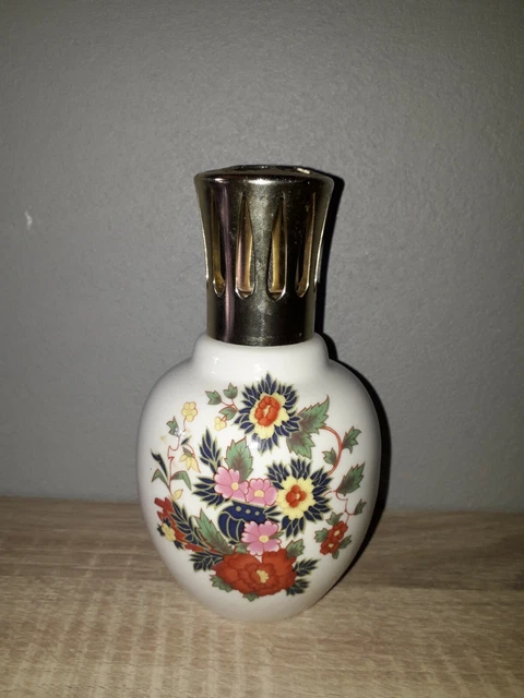 LAMPE BERGER PARIS Vintage - Porcelaine De Limoges - Giraud - Fleurs