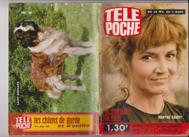 Tele Poche 1973 N°367 Complet - Martine Sarcey