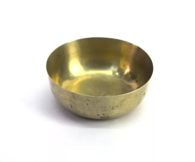 Vintage Indian Old Unique Collective German Silver Brass Kitchen Bowl G66-784