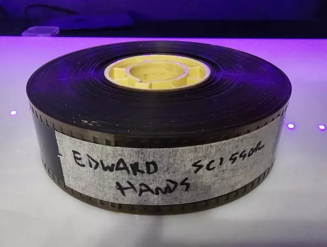 EDWARD SCISSORHANDS 35MM film movie trailer preview Tim Burton Johnny ...
