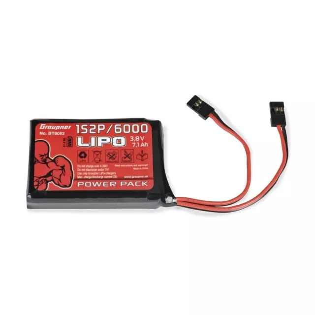 Graupner DP-BT8082 Graupner Batería de transmisor LiPo 1S2P/6000 TX