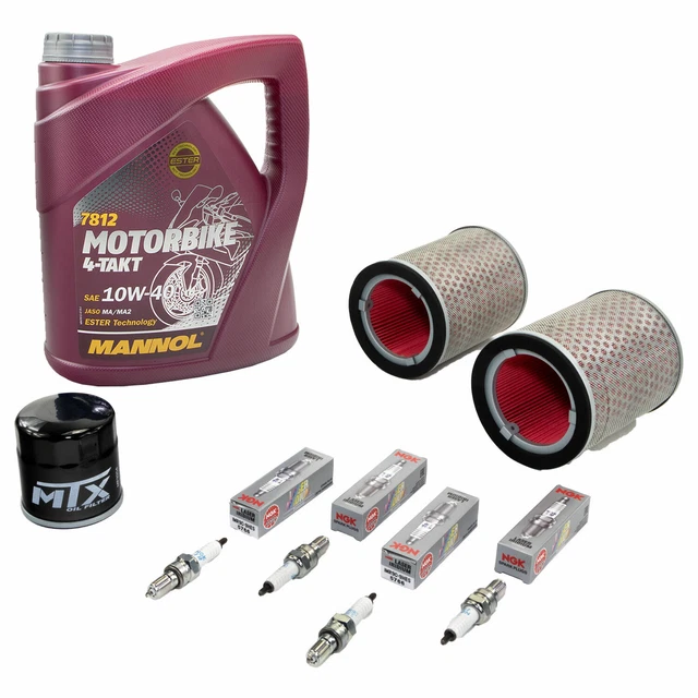 Kit Révision Filtre Huile Air Bougie Honda CBR 1000 RR Fireblade SC50 2004-2007 - Pack Complet