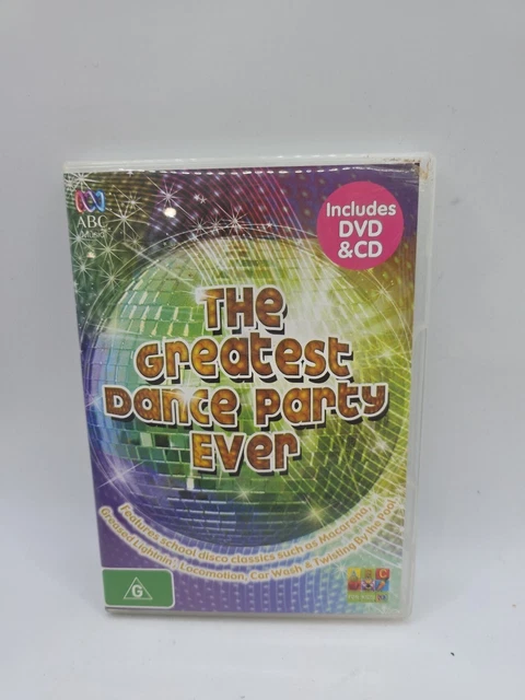 THE GREATEST DANCE Party Ever (DVD & CD 2005) ABC For Kids Region 4 Pal ...