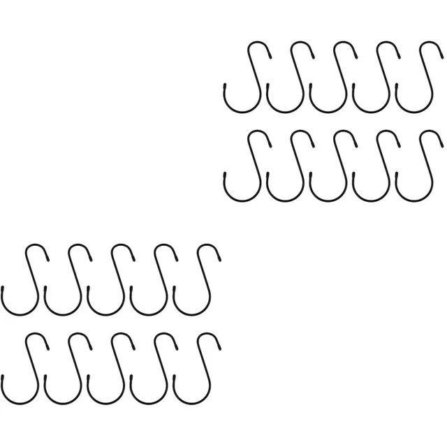 20 PCS S Crochets de forme crochets suspendus