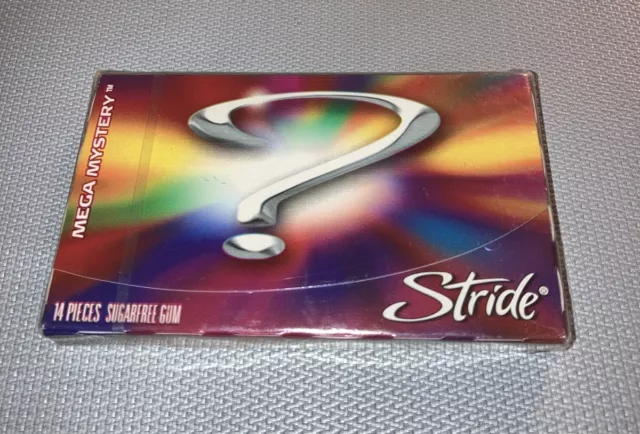 Stride Mega Mystery Gum Discontinued Sealed Pack Expired 2012 RARE Collectible