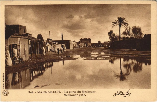 CPA AK MARRAKECH The Porte du Mechouar Flanders (37858)