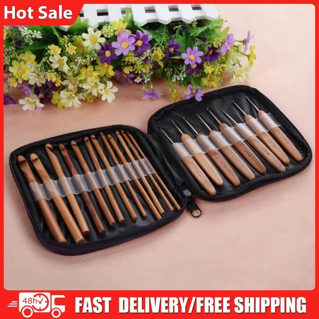 Set Di 34 Aghi Da Cucito Per Pelle E Tessuti Spessi – Aghi A Mano In Acciaio Inox Con Cruna Grande, Custodia In Legno Inclusa - 4