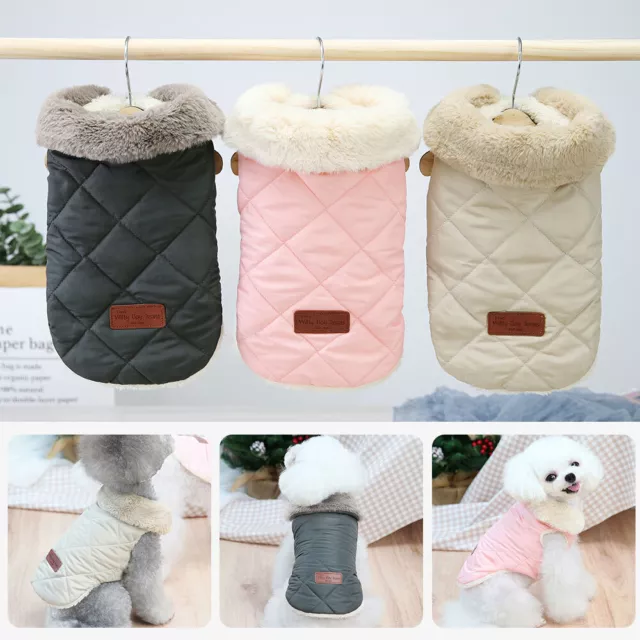 Cappotto per Cani Inverno Giacca Cappottino per Cane Taglia Piccola Imbottito