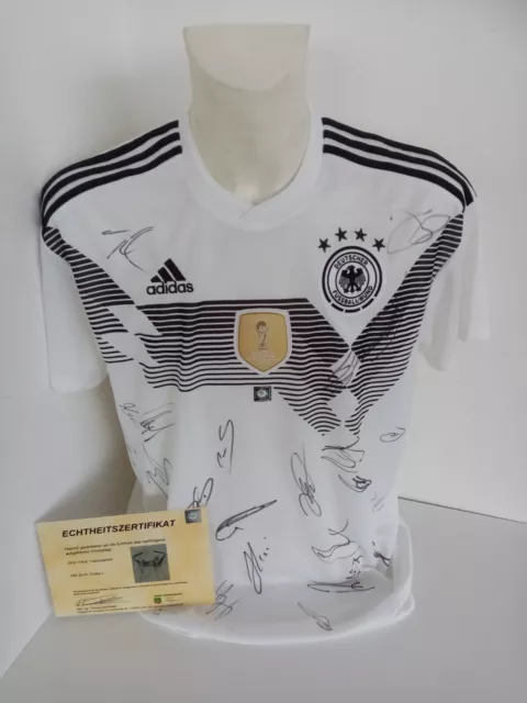 Germania Maglia Teamsigniert DFB Coppa Mondo 2018 COA da Calcio Campione adidas