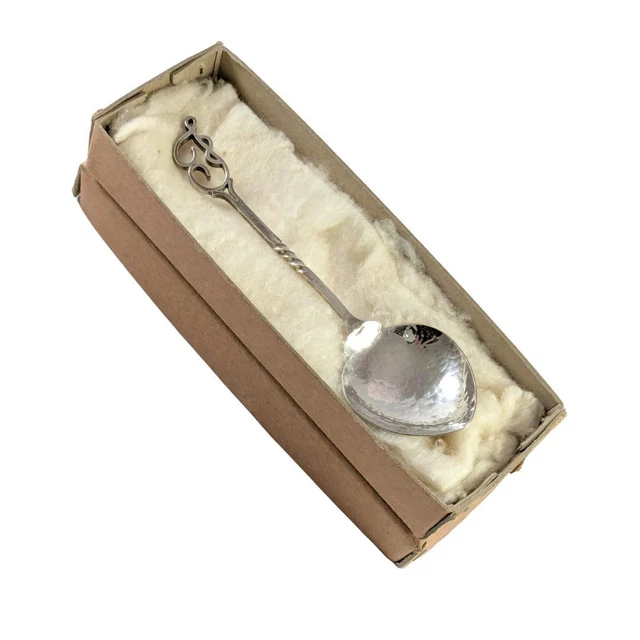 VINTAGE AUSTRALIAN SARGISONS Sterling Silver Jam Spoon in original