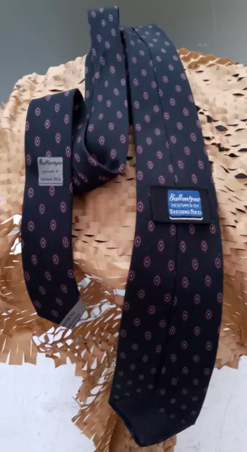 Silk Tie. Ballantyne Designed By Stefano Ricci Geometric Silk Tie Made In Italy