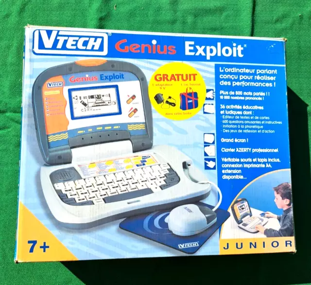 Ordinateur Éducatif Vintage VTECH Genius 6000 avec Souris prête à jouer