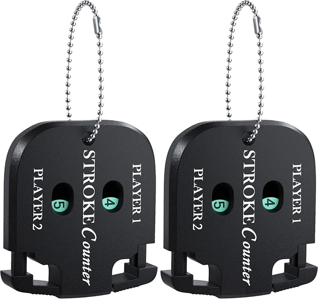Vibit Mini Golf Score Shot Stroke Counter Clicker with Dial Resetting Tool/Key 2