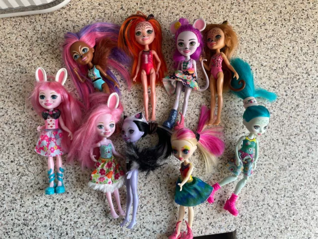 enchantimals doll figures playset bundle lot girls dolls Toys