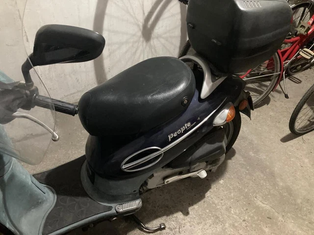 motorino usato 50cc kymko people blu usato