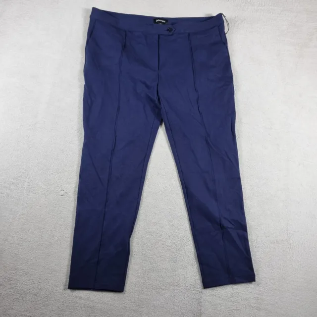 New* BetaBrand Womens Chino Pants Size 14(AU) or 40W 29L Brown Straight Relaxed