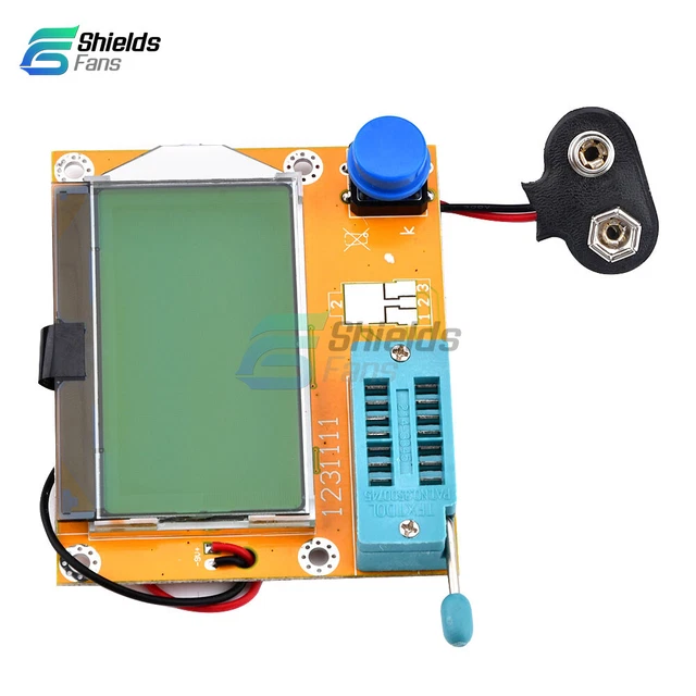LCR-T4 Transistor Tester Diode Capacitance Meter - Clear Module For Electronics