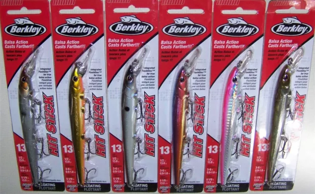 Berkley 3 1/2 Size 9 Hit Stick Fishing Lure 1/4 Oz Floating