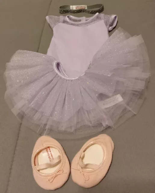 American Girl Truly Me Shimmering Ballet Outfit No Tights