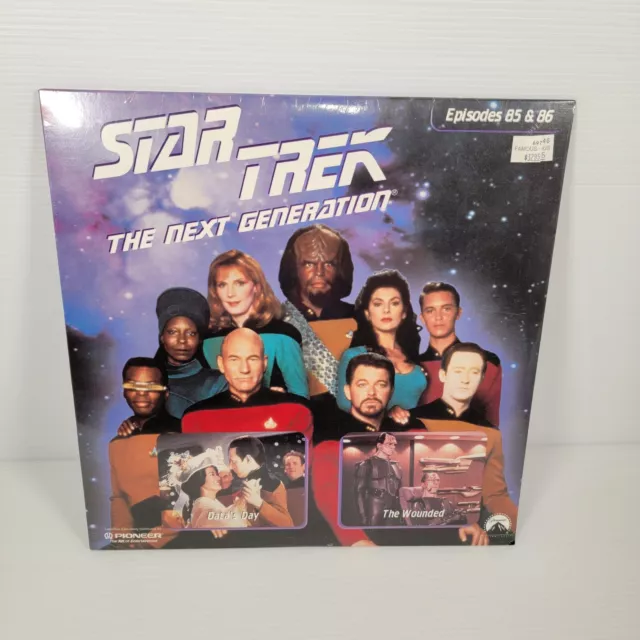 STAR TREK THE NEXT GENERATION Episodes 85 & 86 LaserDisc LD 1996 - New Sealed B3