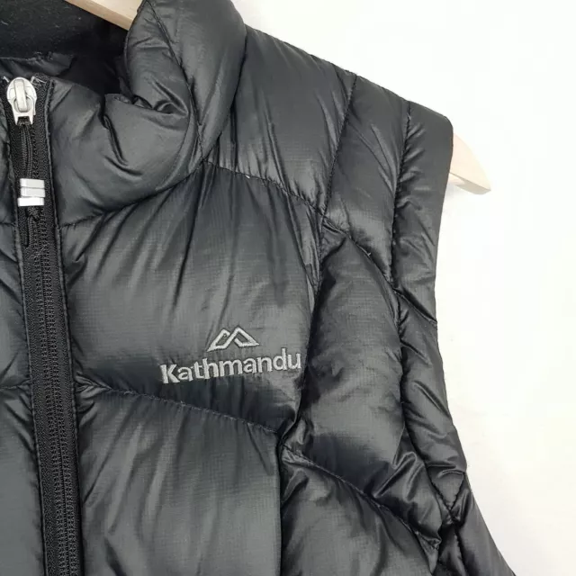 [ KATHMANDU ] Womens Black Duckdown 550 Puffer Vest Jacket | Size AU 10 3