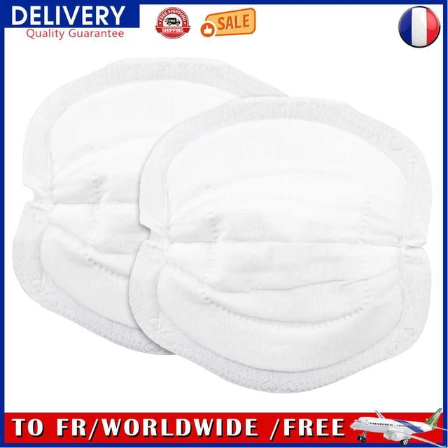 62pcs/bag Disposable Nursing Breast Pads 4 Layers Leak-proof Breathable Slim Pad