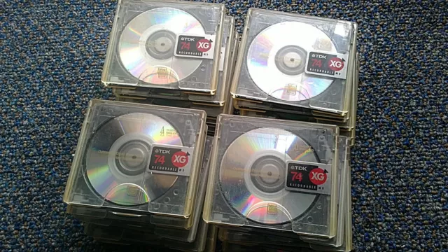 20 x TDK XG 74 min Minidisc (d'occasion)