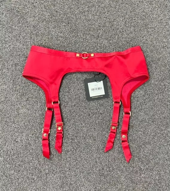 HONEY BIRDETTE - Coco Red Suspender, XS (Rare Unicorn Vintage Original Style)