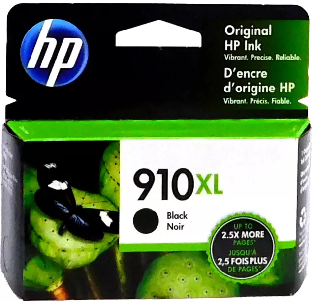 HP 910XL Black Ink Cartridge 3YL65AN NEW GENUINE