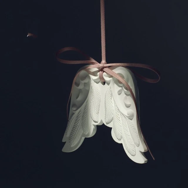 DIY Gypsum Wax Model Angle Wing Plaster Car Pendant  Car