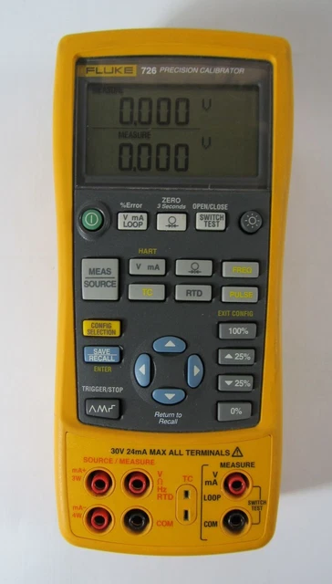 Fluke 726 Precision Multifunction Process Calibrator Fluke 726 Precision Multifunction Process Calibrator