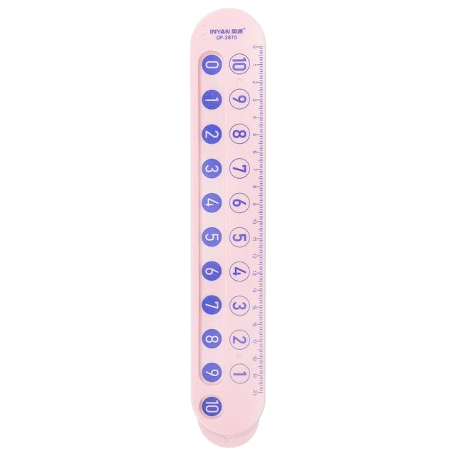 MATH SCALE CHILD Kids Ruler for School Addition Subtraction Slide £6.59 ...