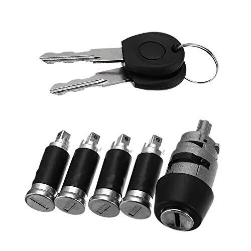 Kit De Serrure De Porte De Voiture 252522 Kit De Barillet De Serrure De Porte De Voiture Avec Clés Pour Partner Citroen Berlingo Xsara (3 Cylindres De Serrure