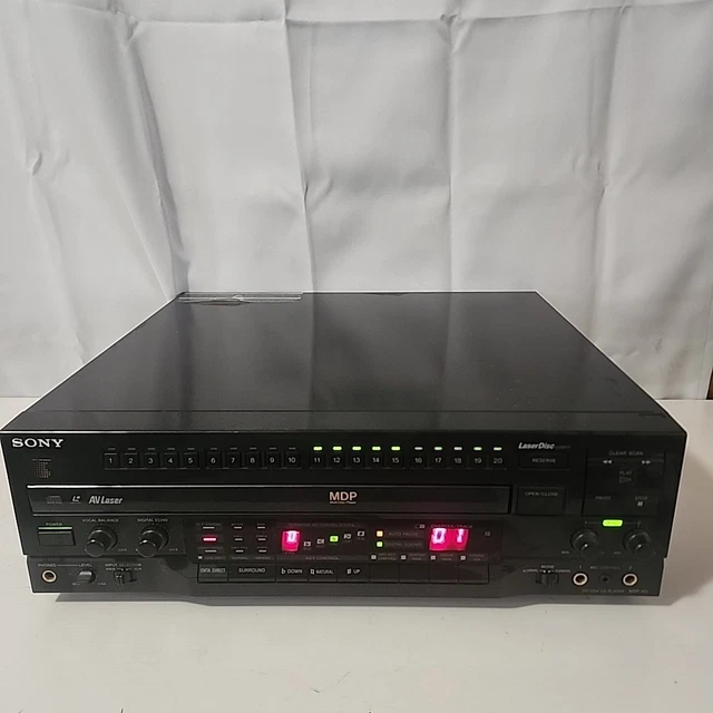 Lecteur CD/CDV/LD Sony MDP-290 - Modèle Vintage, Occasion, Testé Alimentation Et Tiroir