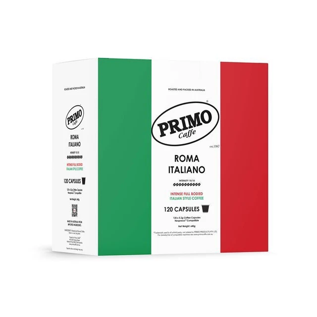 Primo - Roma Italiano Coffee Capsules 120 Capsule Box