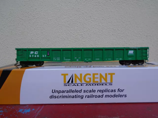 Tangent Penn Central Class G43A 52' Gondola 17018 PRR PC Shops Delivery HO Scale