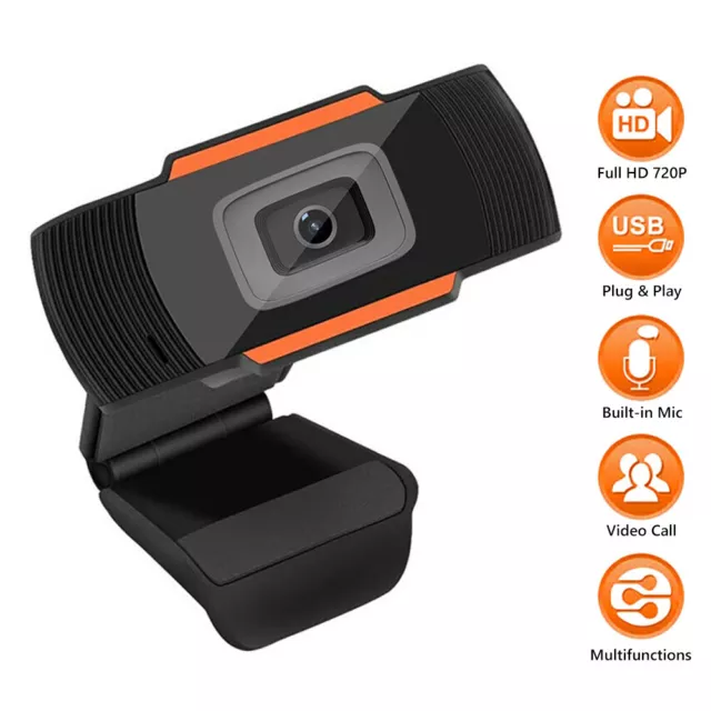 Usb Webcam Webcam With Microphone,12 Megapixel Hd Usb Camera Live Streaming  With Buil