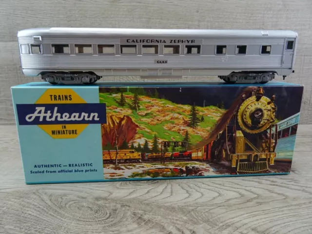 Athearn 5888-1 Bev-Bel Corp California Zephyr Observation 'Gulf' Model Wagon