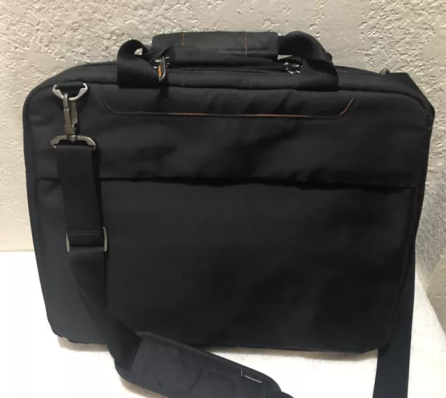 Briggs & Riley Large Black Nylon Laptop Briefcase Carry-On Luggage