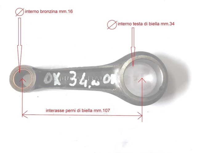 Biella per DUCATI Monocilindrico 