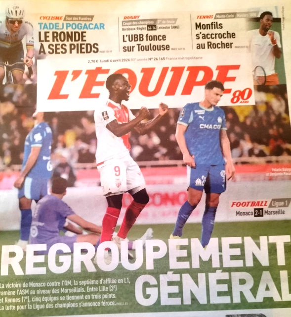 L'EQUIPE-13 JUIN 2025-Hugo LLORIS/BADE/Vélo;DAUPHINE/Rugby:BAYONNE/POGACAR/ STROLL/ALFRED - Livres