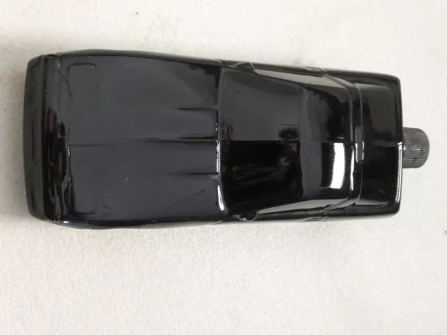 Vintage AVON Aftershave Bottle Black Glass Corvette Stingray Car Windjammer 1969 3